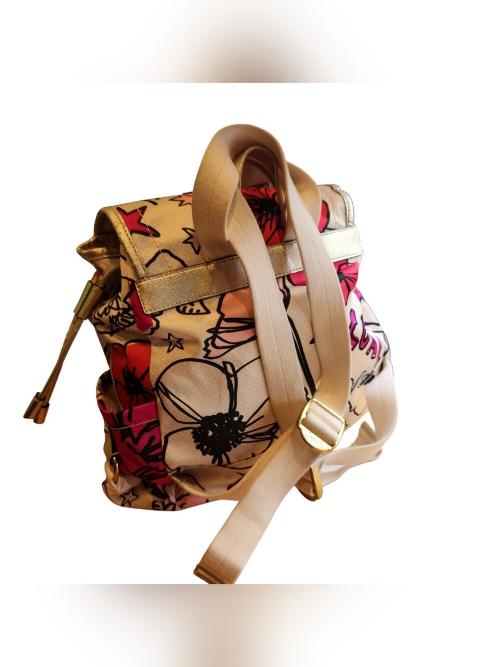 Coach Poppy Floral Backpack - Picture 5 of 16
